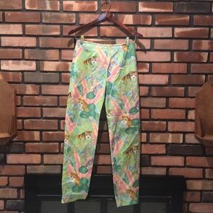 Leggiadro Pants - Leggiadro Tiger/Zebra Pattern “Cigarette” Pants Leggiadro Pants - Leggiadro Tiger/Zebra Pattern “Cigarette” Pants